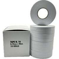 Nastro per legatrice BIANCO confezione 10 rotoli mm 0.10x40 mt